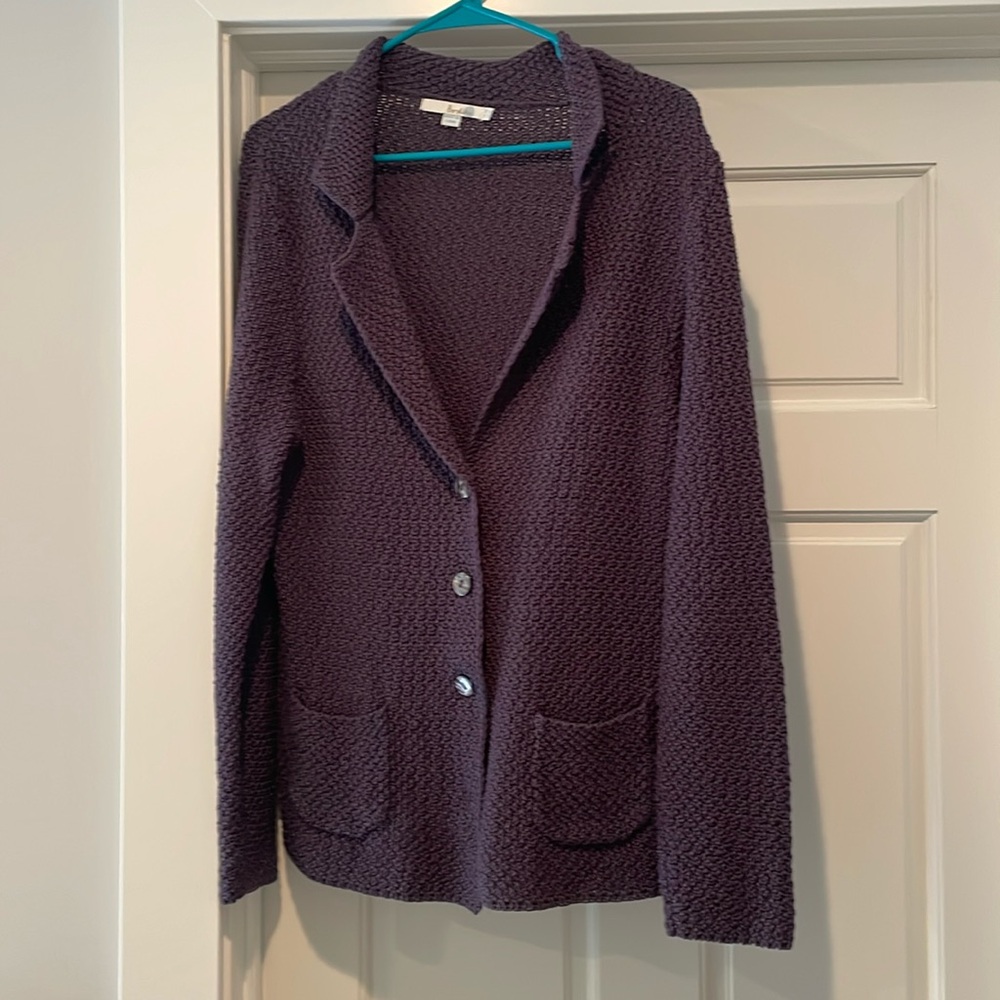EUC Boden plum cardigan